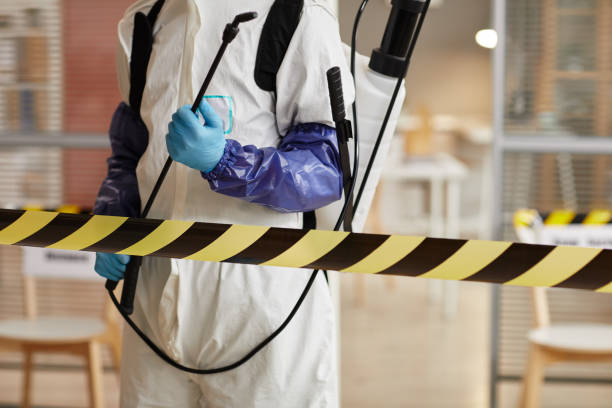 Professional Biohazard Cleanup technician working in Sheridan, WY